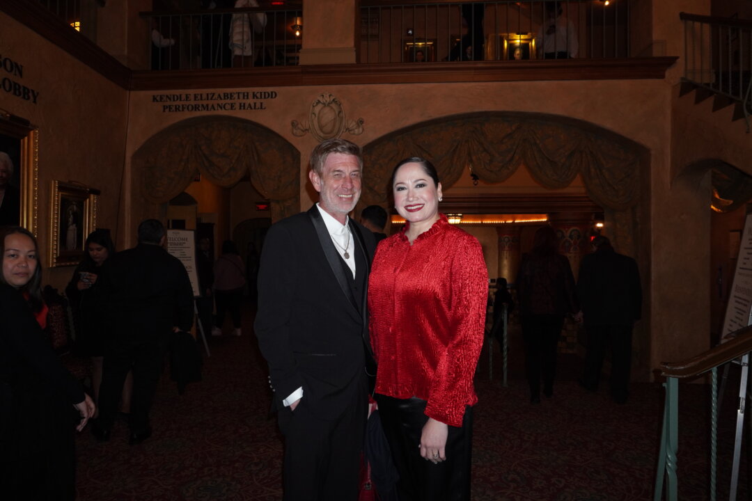 Vincente Hernandez attended Shen Yun Performing Arts at The Plaza Theatre, on Feb. 11, 2023. (Nancy Ma/The Epoch Times)