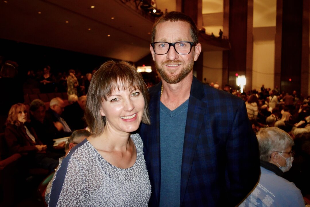 Kim and Rodney Housley attended Shen Yun Performing Arts at the Linda Ronstadt Music Hall, in Tucson, Ariz., on Feb. 11, 2023. (Lily Yu/The Epoch Times)