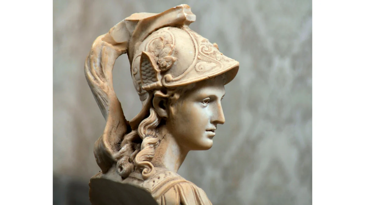 Perhaps one of the most important Olympian gods was Pallas Athena, the goddess of wisdom, war, and craft; also, she was the daughter of Zeus. (Demitrios P/Shutterstock)
