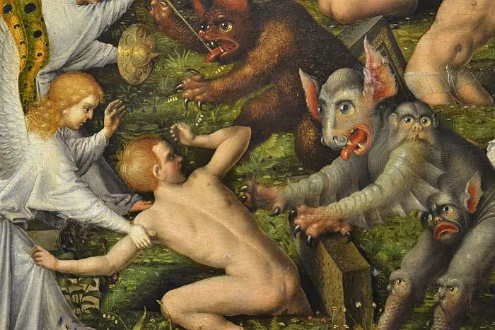 Last Judgement, detail (Stefan Lochner, Public domain, via Wikimedia Commons)
