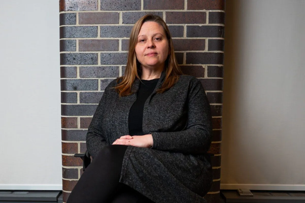 Psychotherapist Alisha Henson poses in Ottawa, Feb.2, 2023. (The Canadian Press/Spencer Colby)