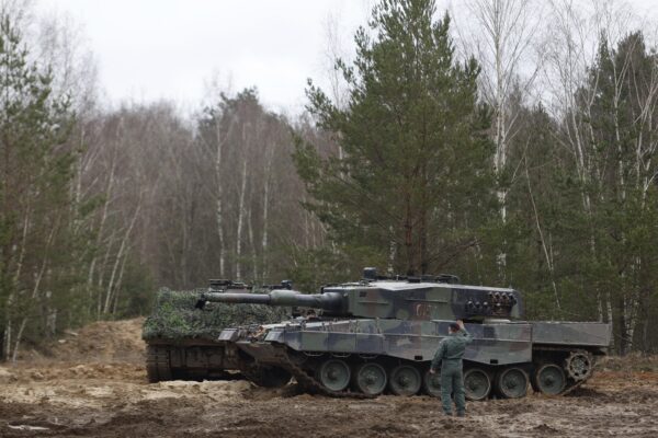 EU Poland Ukraine Tank training