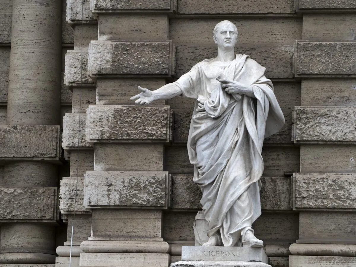 A bust of Cicero in Rome. (Andrea Izzotti/Shutterstock)