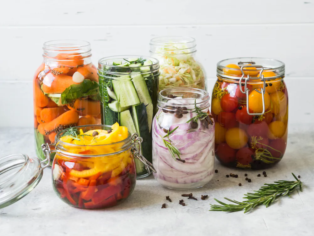 As fermented foods metabolize their carbohydrates, they release beneficial nutrients such as B vitamins—making fermented foods often more nutritious than their fresh counterparts.(Sentelia/Shutterstock)