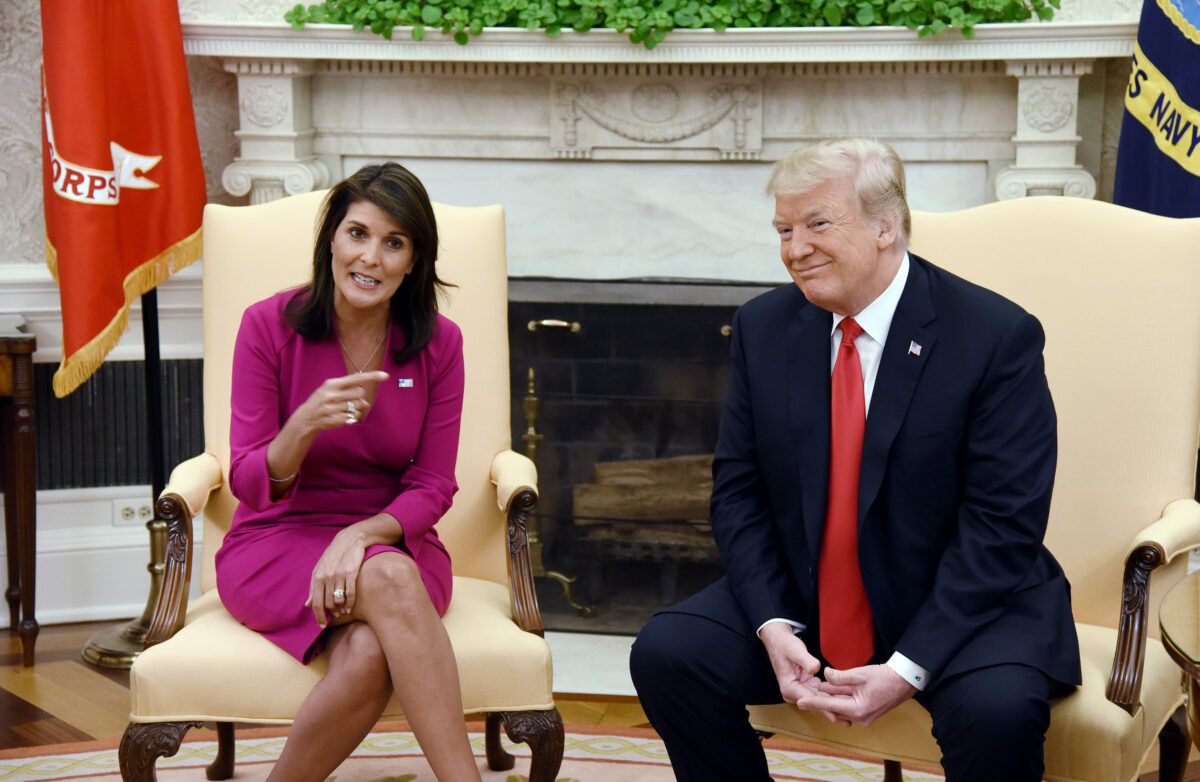 NextImg:Trump Attacks Nikki Haley's Record After She Launches 2024 Presidential Campaign