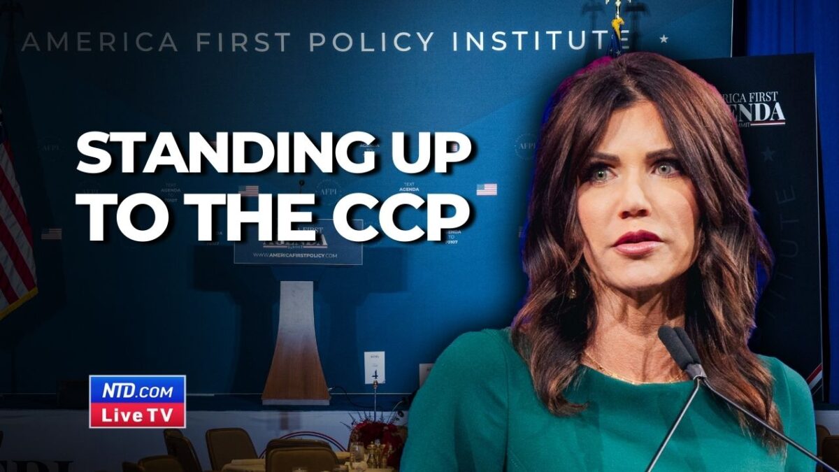 NextImg:LIVE 12:30 PM ET: South Dakota Governor Kristi Noem Addresses Protecting the US From the Chinese Communist Party