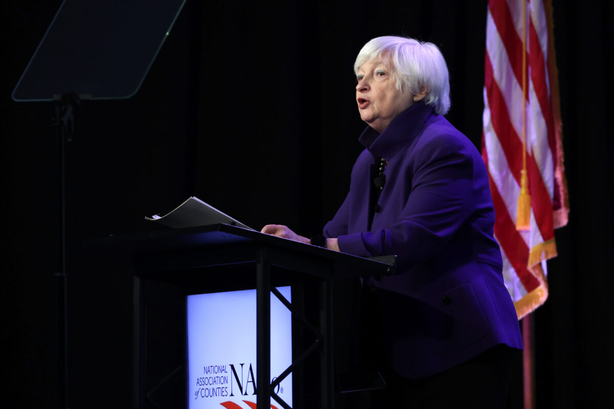 NextImg:US Default Would Cause Job, Benefits Losses, Yellen Tells Counties