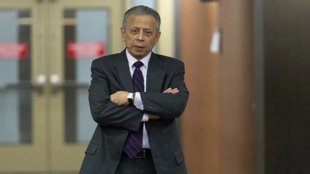 Bebawi leaves a courtroom in Montreal on Feb. 15, 2019. (The Canadian Press/Paul Chiasson)