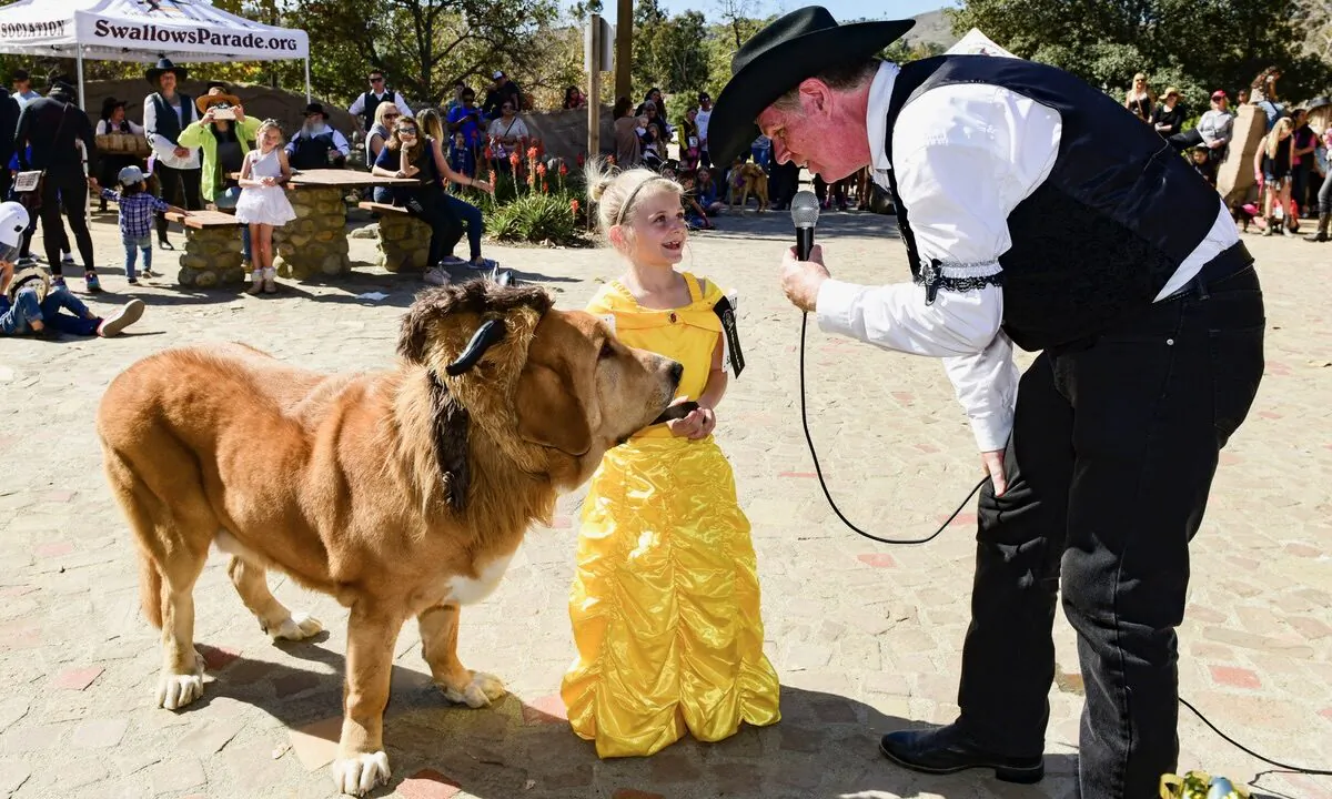 Children between 5 to 12 years old are invited to show off their favorite animals in the annual Kids' Pet Parade at San Juan Capistrano, Calif. (Courtesy of Performance Production Services)
