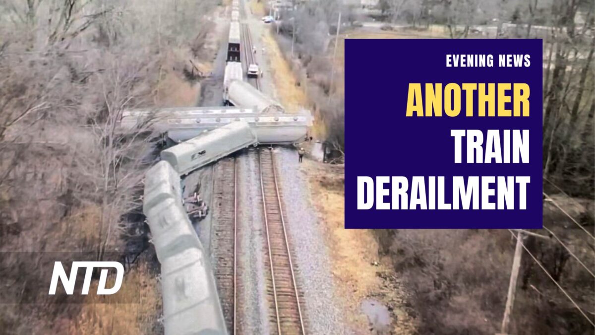 NextImg:LIVE 6:30 PM ET: NTD Evening News (Feb. 16): Another Train With Hazardous Material Derails in Michigan; Biden Addresses Nation on Aerial Objects