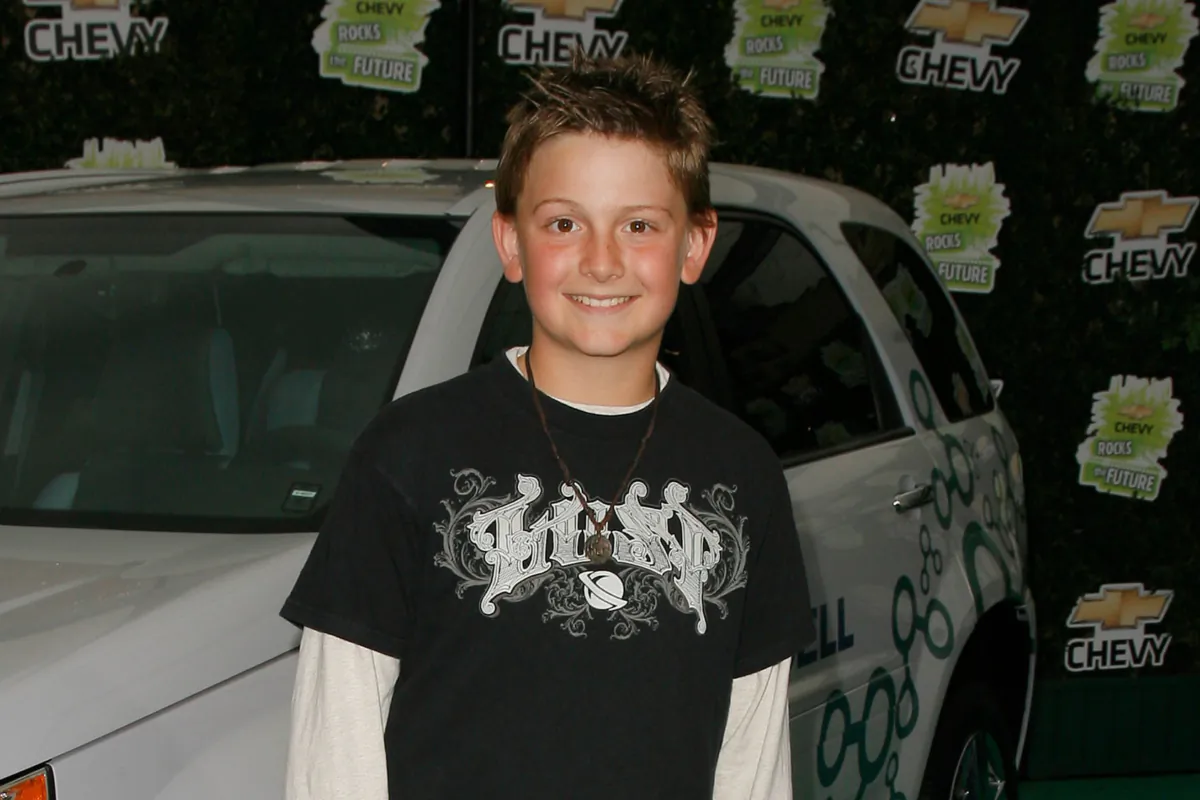 A file image of child actor Austin Majors arriving at Chevy Rocks The Future at the Buena Vista Lot at The Walt Disney Studios in Burbank, Calif., Feb. 19, 2008. (Mark Davis/Getty Images)