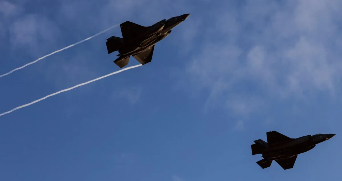 F-35 fighter jets are seen in a file photo. (Menahem Kahana/AFP via Getty Images)