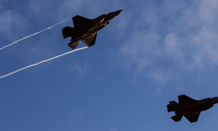 F-35 fighter jets are seen in a file photo. (Menahem Kahana/AFP via Getty Images)