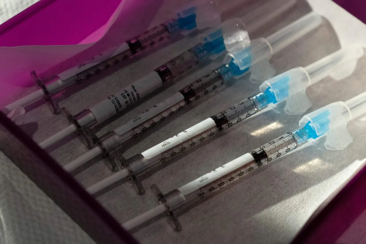 COVID-19 vaccines in a file photograph. (Jacquelyn Martin/Pool/AFP via Getty Images)