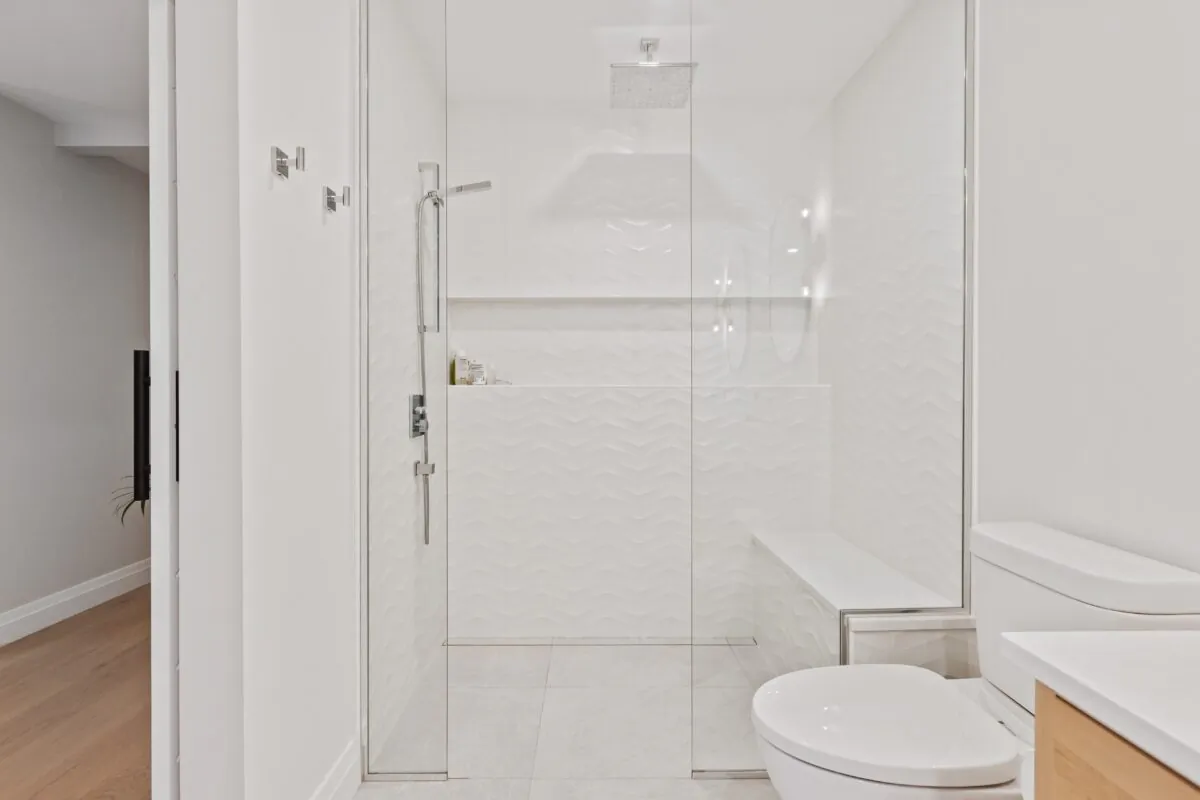 James Dully walks through the process of installing a shower seat. (Point3D Commercial Imaging Ltd./Unsplash)