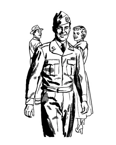 Uniformed service members and federal service members can enroll in the Thrift Savings Plan.(RetroClipArt/Shutterstock)