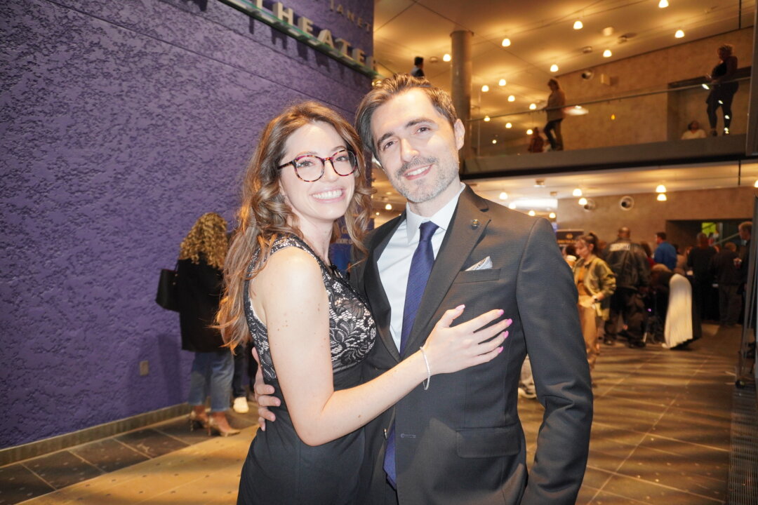 Victoria and Brett Stuart enjoyed Shen Yun at the Ikeda Theater at Mesa Arts Center, on the evening of Feb. 17, 2023. (Sherry Dong/The Epoch Times)