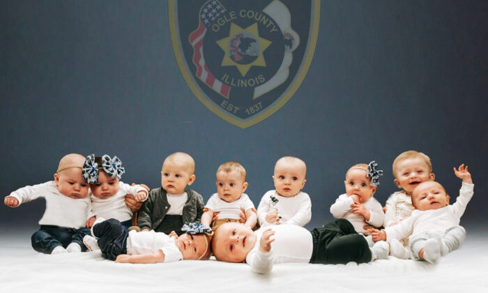 Illinois Sheriff's Office Celebrates the Birth of 10 New Babies in 7 Months With an Adorable Photoshoot