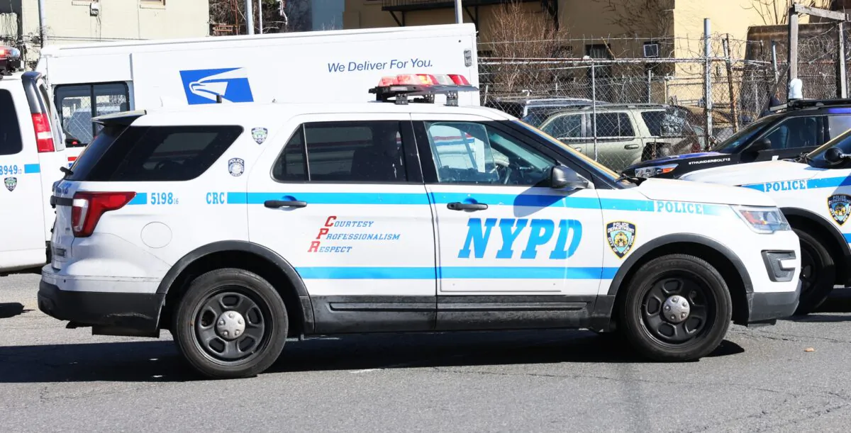 A New York City police cruiser in a file photo. (Michael M. Santiago/Getty Images)