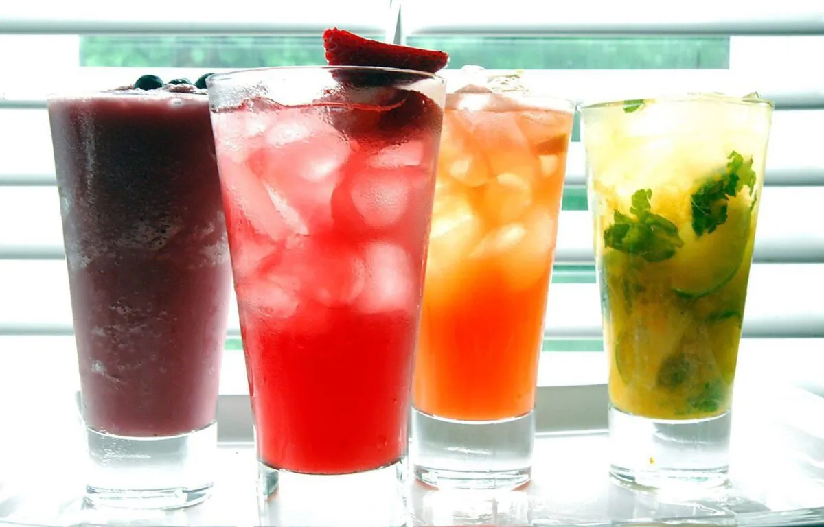 A variety of non-alcoholic drinks are displayed in Hamilton, Ont. on May 16, 2007. (The Canadian Press/Sheryl Nadler)