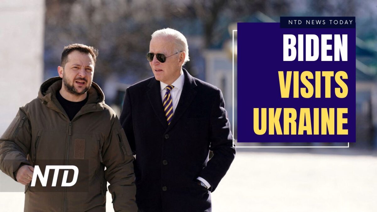 NextImg:LIVE 12 PM ET: NTD News Today (Feb. 20): Biden Vows Support on Surprise Visit to Kyiv; What Do Moscow Residents Think of the War?