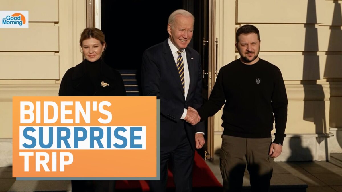 NextImg:LIVE 7 AM ET: NTD Good Morning (Feb. 20): President Biden Makes Surprise Visit to Ukraine, $500MM More in Aid; Bishop Killed in Calif.