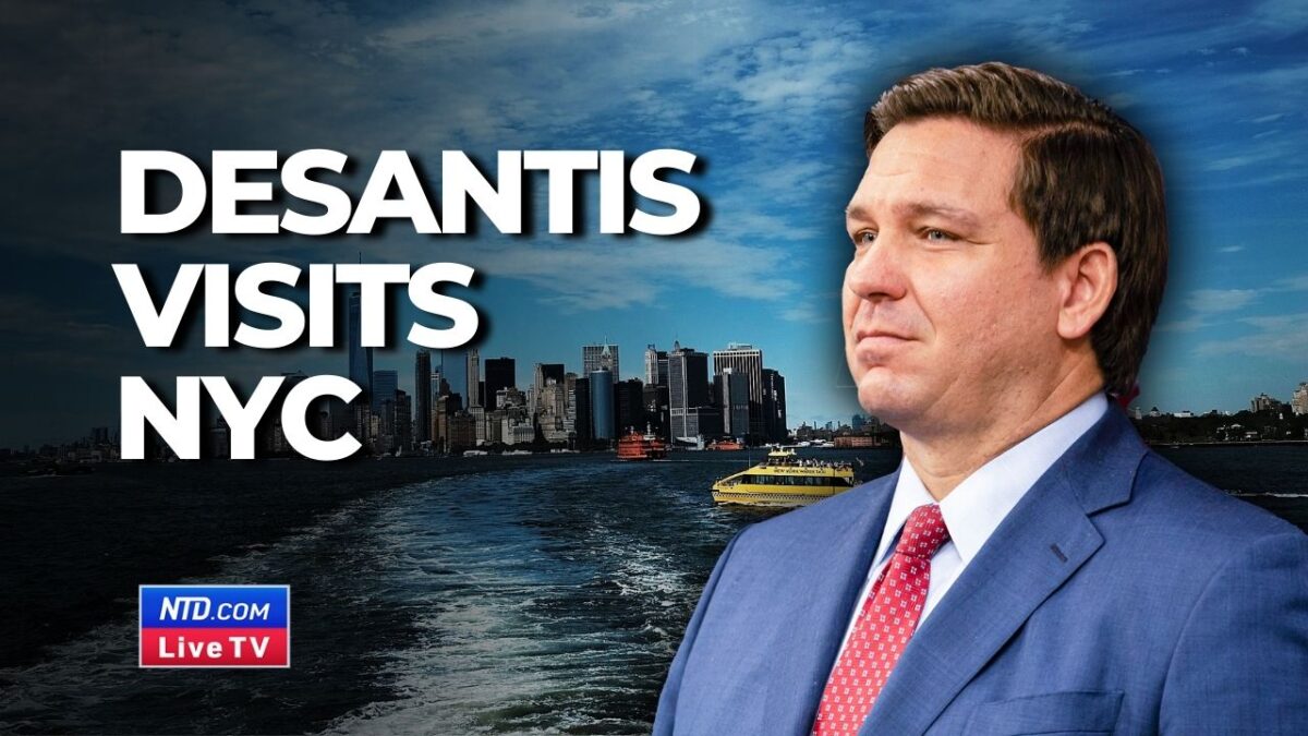 NextImg:LIVE 7:30 AM ET: Florida Gov. DeSantis Visits NYC for Pro-Law Enforcement Rally