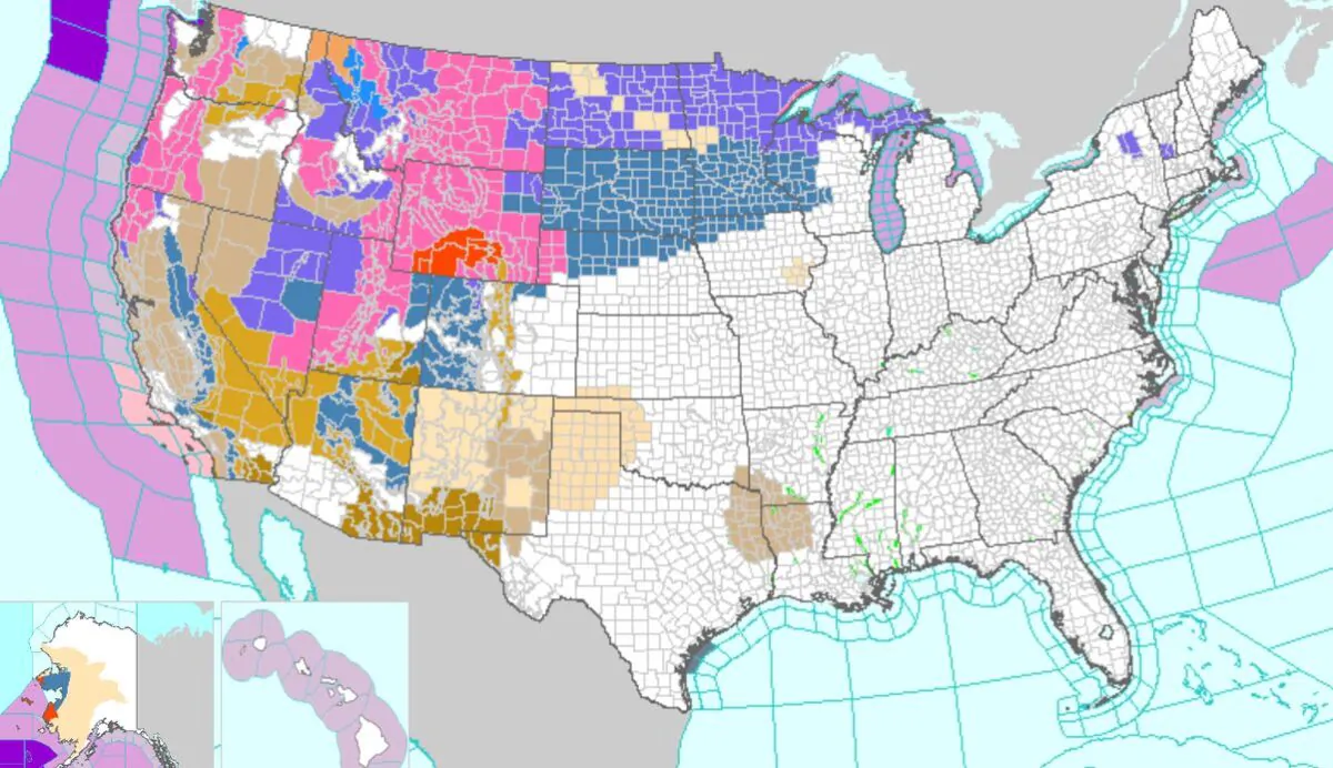 The U.S. National Weather Service (NWS) on Monday warned that a "massive winter storm" is anticipated to impact a large portion of the United States this week and present a range of hazards. (NWS)