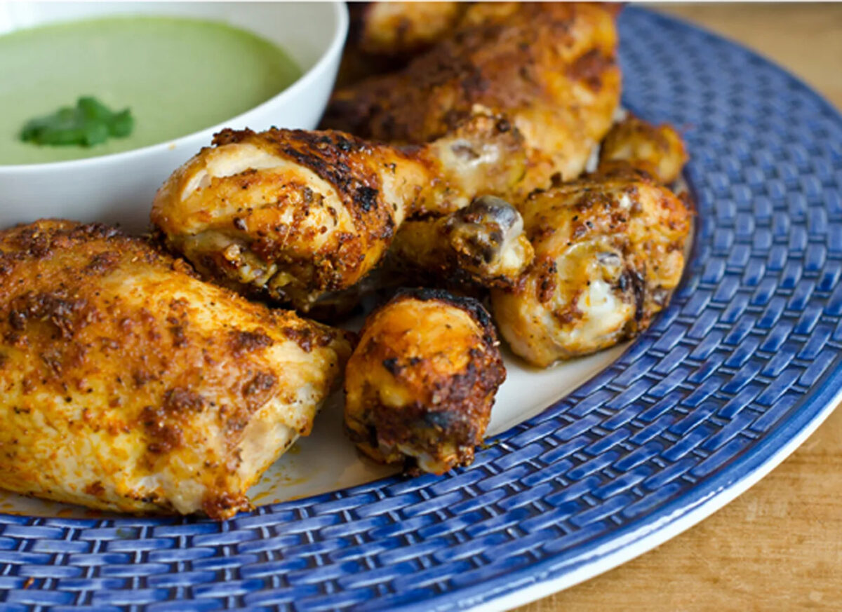 NextImg:Peruvian-Style Roast Chicken with Green Sauce