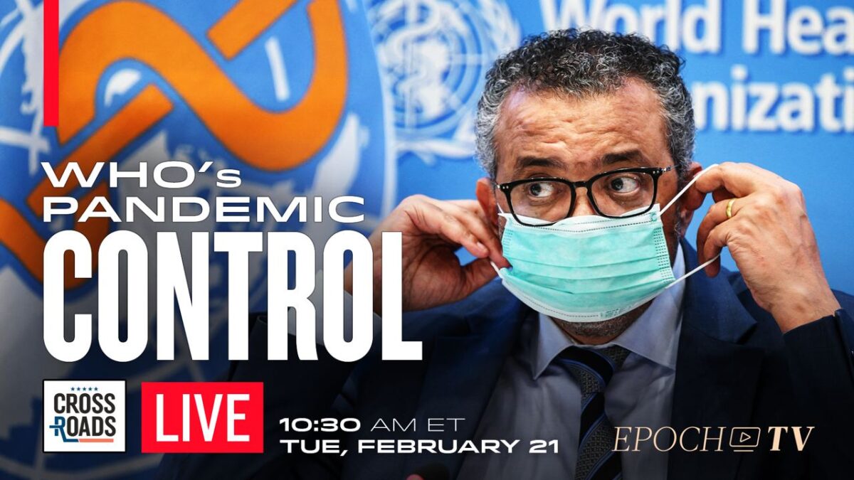 NextImg:LIVE 2/21, at 10:30 AM ET: WHO’s Power to Govern US Pandemics Back on the Table; Biden Launches Sweeping ‘Equity’ Programs
