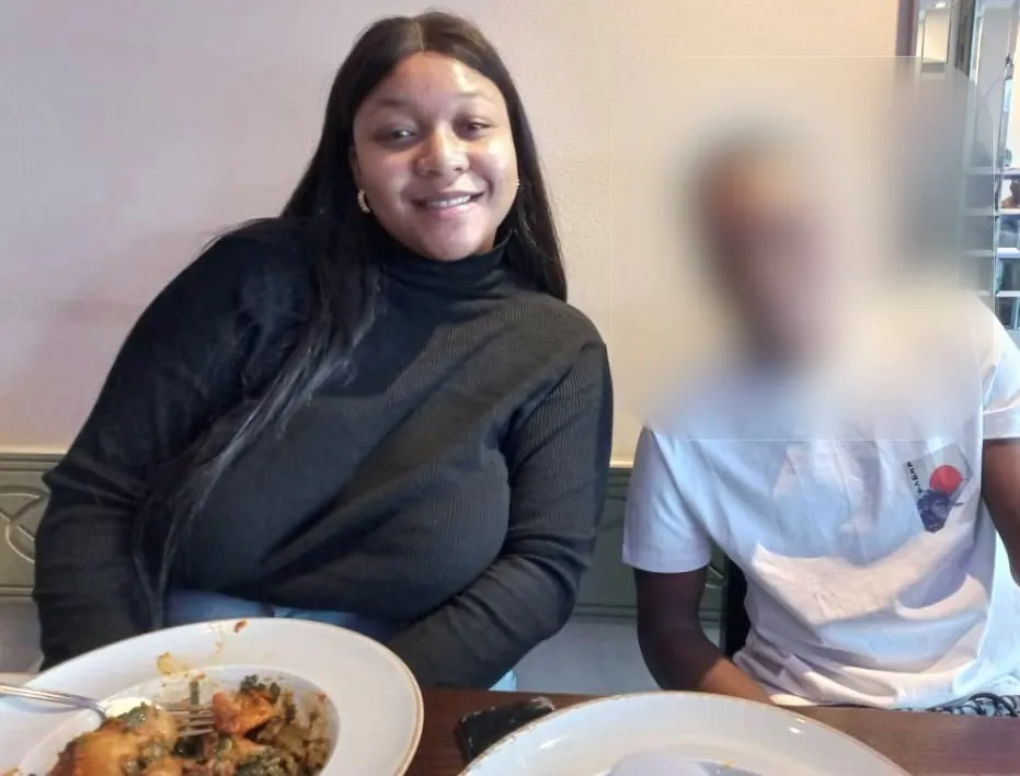 Undated image of Sonia Ekweremadu sitting next to a man who was allegedly lined up to donate a kidney to her, in a restaurant in London in February 2022. (Metropolitan Police)