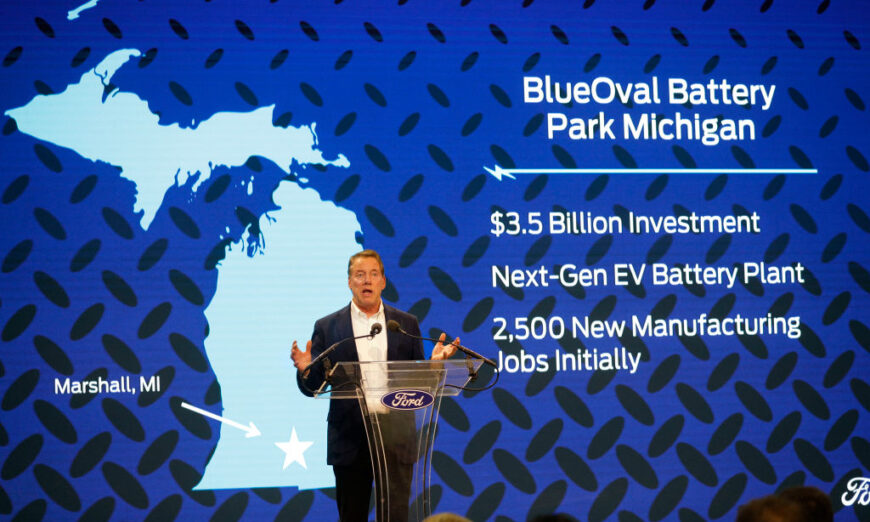 Ford stops building .5B battery plant in Michigan due to China connection.
