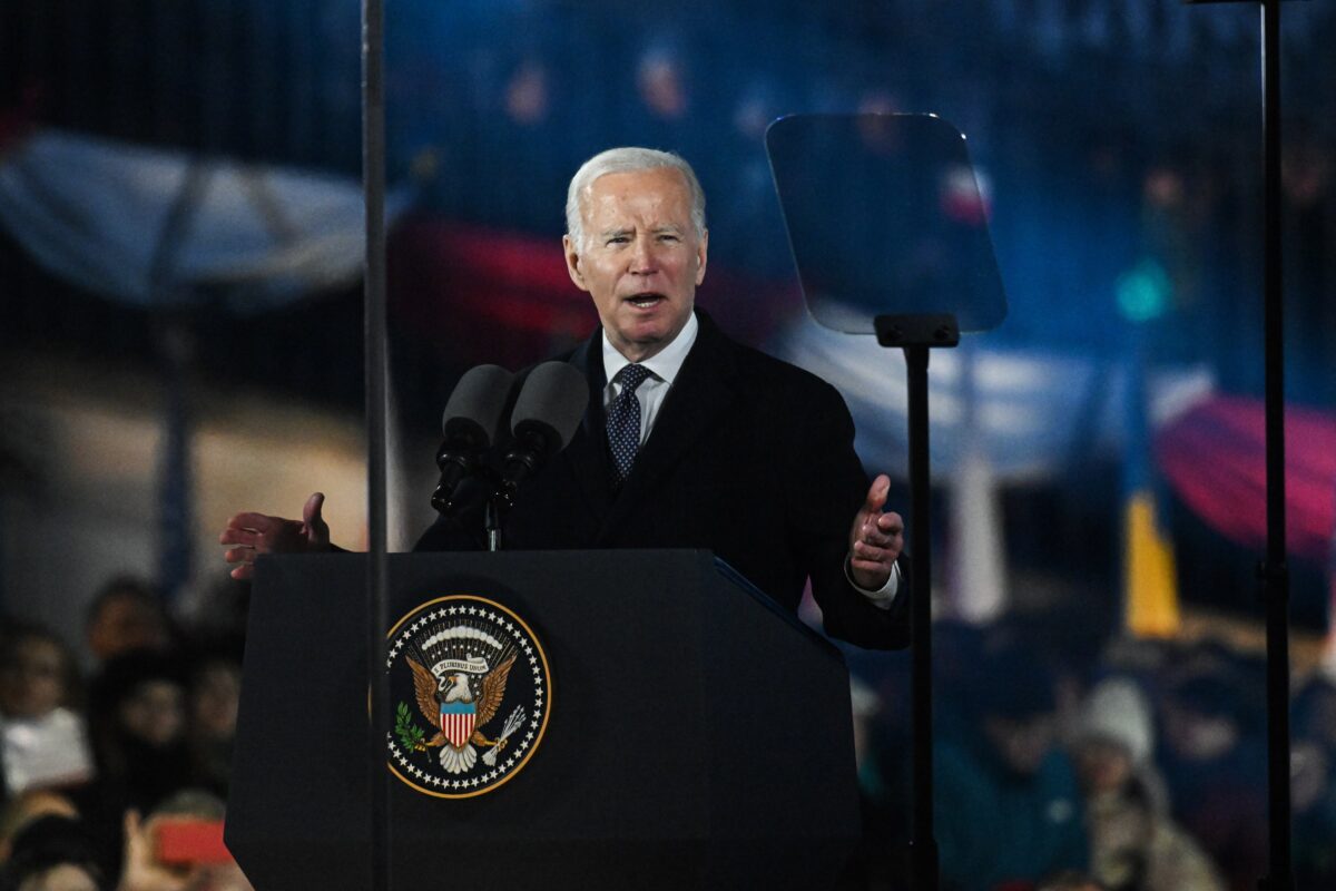 NextImg:Biden Says US 'Less Safe' After Russia Suspends Nuclear Treaty but 'No Evidence' of Putin's Plans to Use Weapons