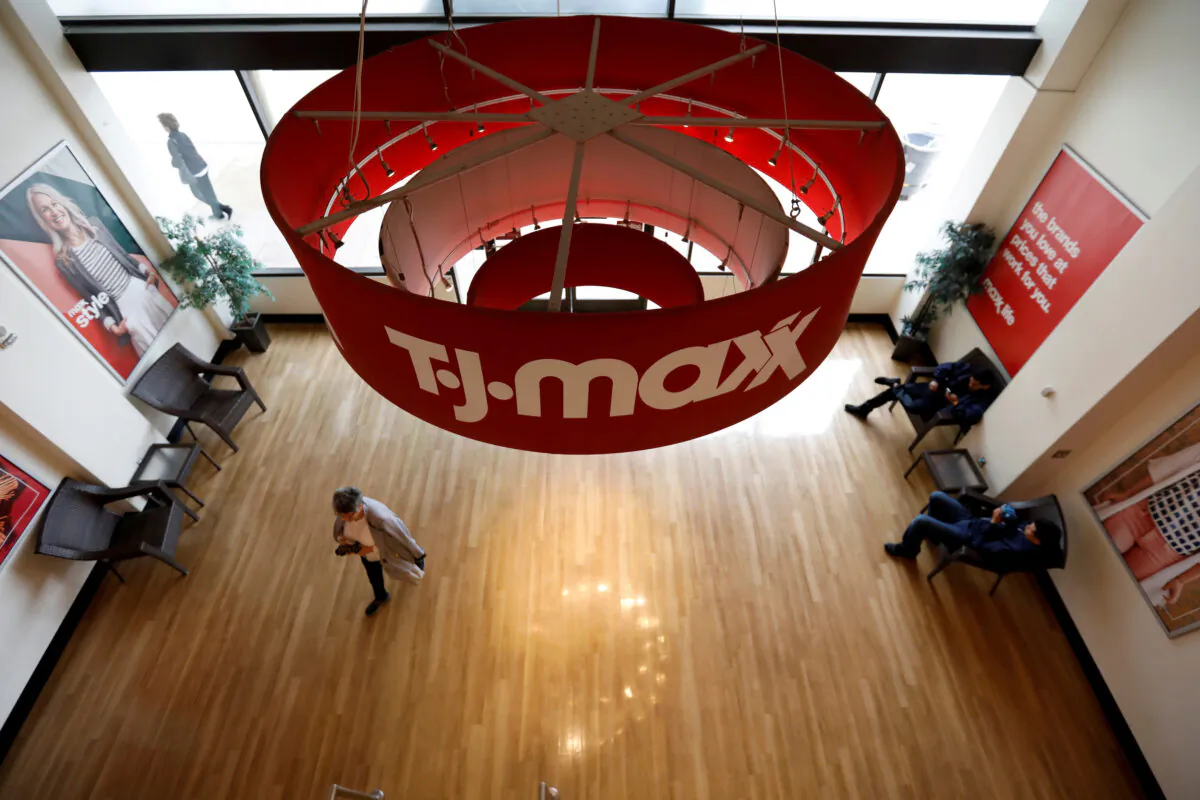 A T.J. Maxx store which is owned by TJX Cos Inc. in Pasadena, Calif., on May 15, 2017. (Mario Anzuoni/Reuters)