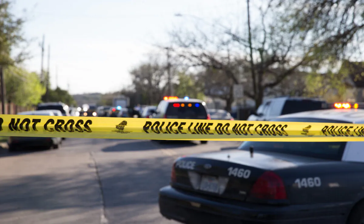 Police respond to an incident in Austin, Texas, on March 12, 2018. (Suzanne Cordeiro/AFP via Getty Images)