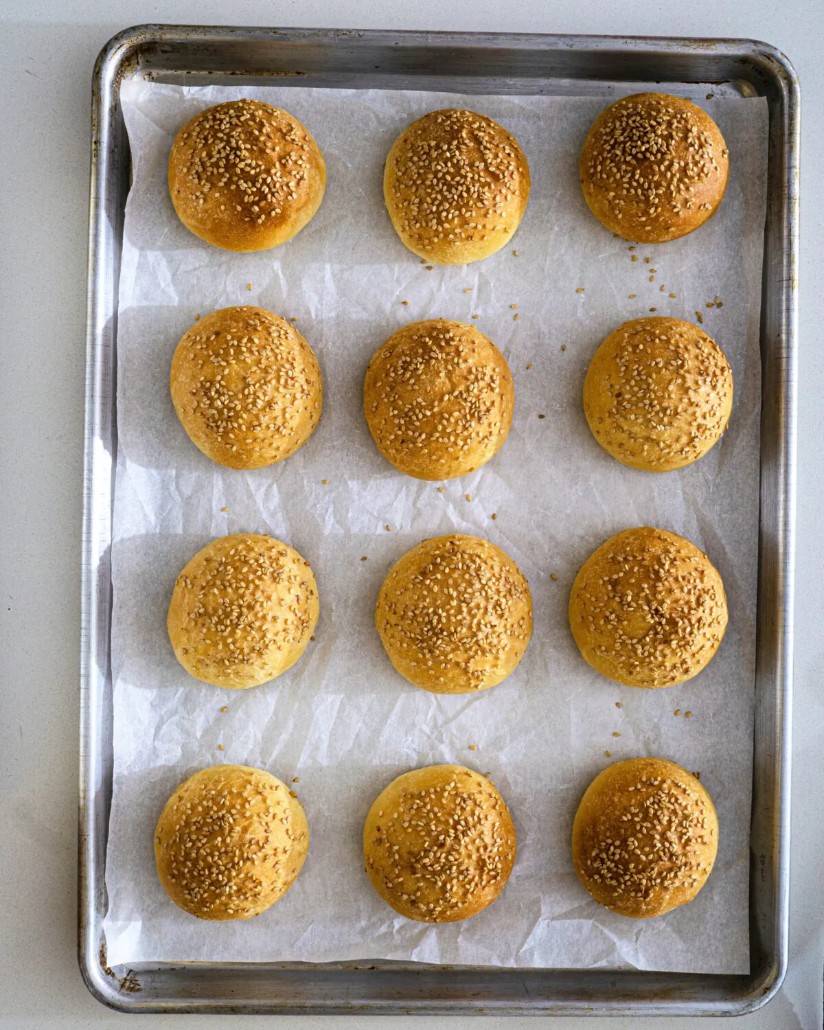 These soft, squishy, golden slider buns have a delicate crumb and enriched, melt-in-your-mouth flavor. (TheKitchn.com)