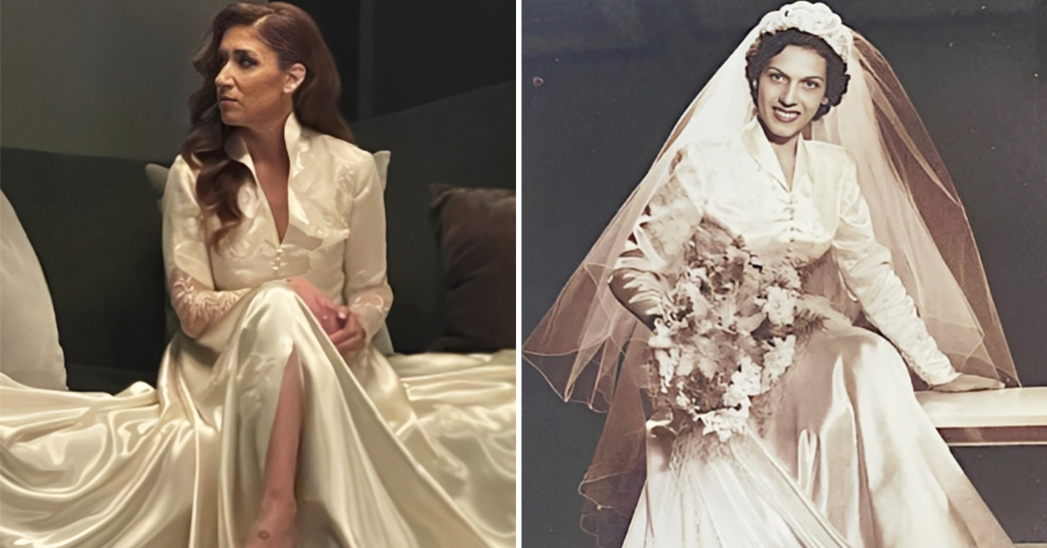 NextImg:‘There’s nothing more special': Bride wears grandma’s 74-year-old wedding dress to tie the knot