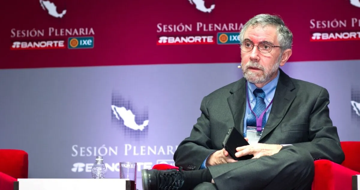 Paul Krugman joins the Banorte Ixe Plenary Session 2013 in Mexico City on Nov. 6, 2013. (Tanya Lara/Shutterstock)