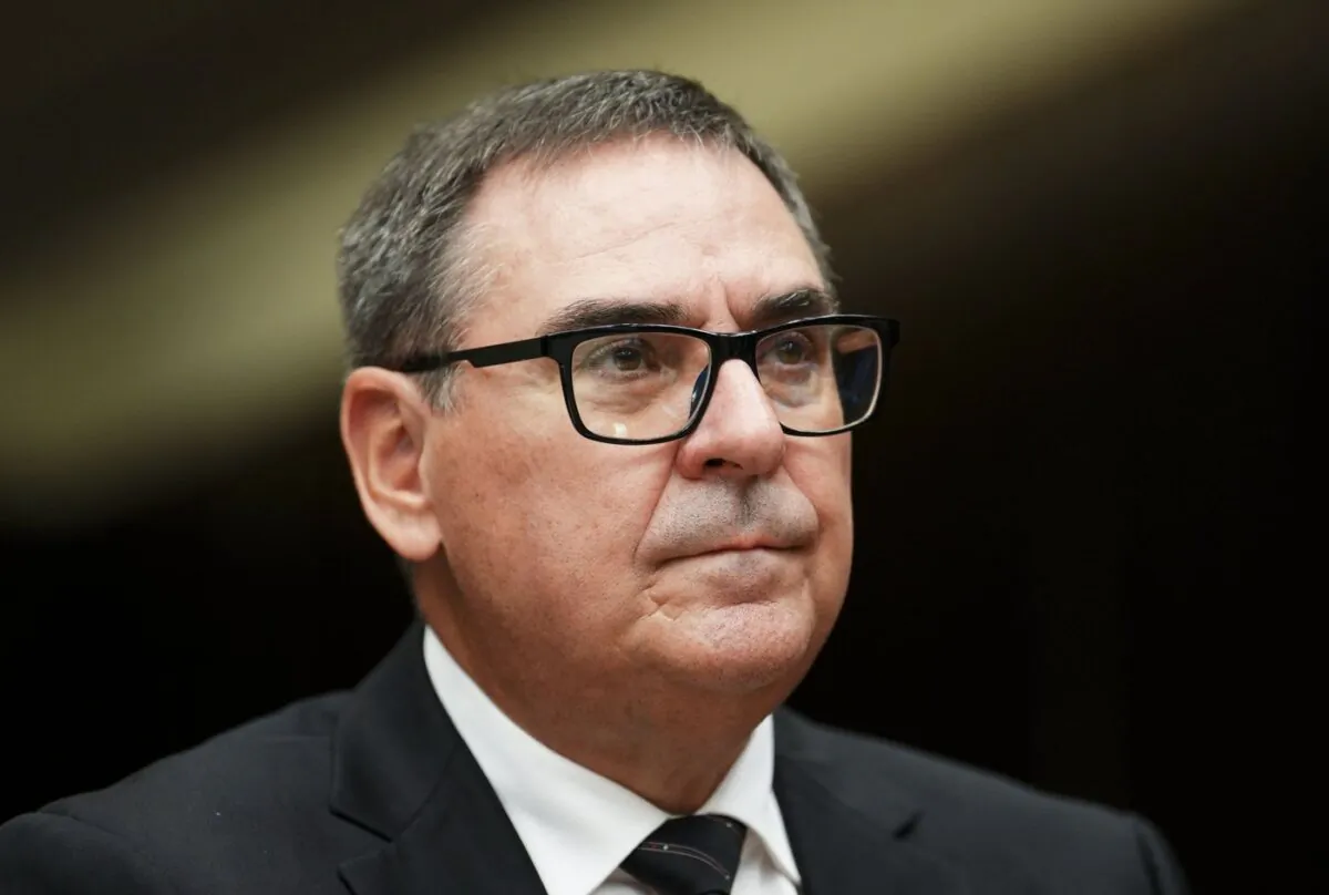 Commissioner of the Quebec Major Junior Hockey League Gilles Courteau, in Ottawa on July 27, 2022. A Quebec legislative committee is beginning a one-day hearing to investigate violence during hockey hazing rituals. (The Canadian Press/Sean Kilpatrick)