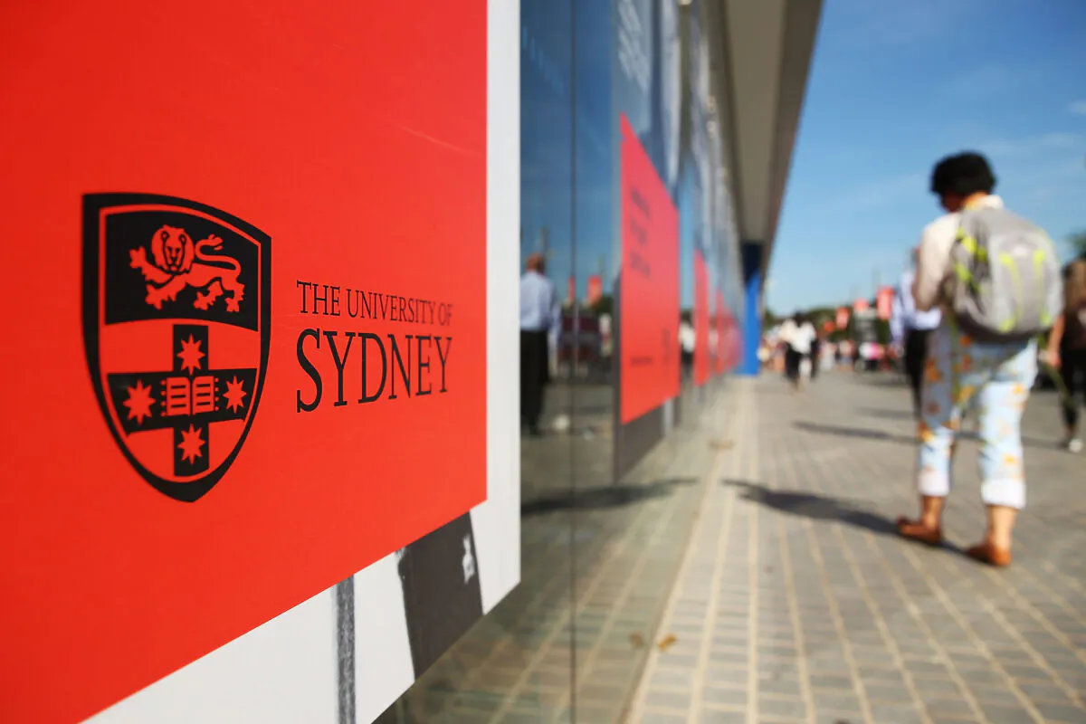 Students walk around Sydney University in Sydney, Australia, on April 6, 2016. (Brendon Thorne/Getty Images)