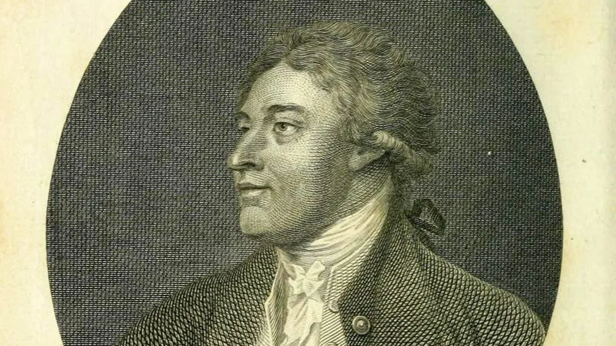 A portrait of Jean-Louis Delolme from “Constitution de l'Angleterre.” (1789). (Public Domain)