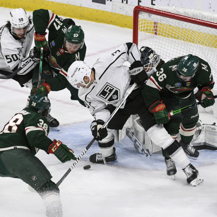 Dubois scores twice within 12 seconds; Kings beat Wild 7-3 - CBS