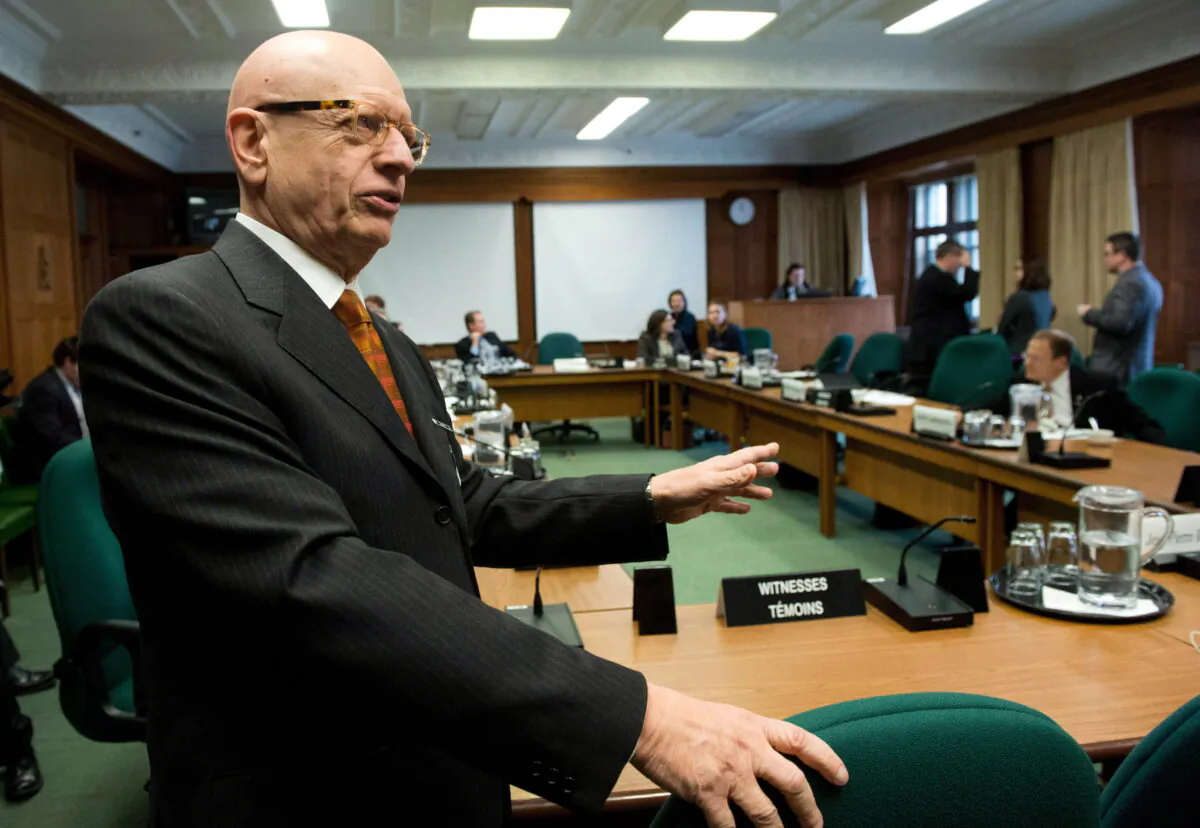 Jean-Pierre Kingsley, former chief electoral officer, appears at the Commons House Affairs Committee on Parliament Hill in Ottawa on Nov. 29, 2012. (Sean Kilpatrick/The Canadian Press)
