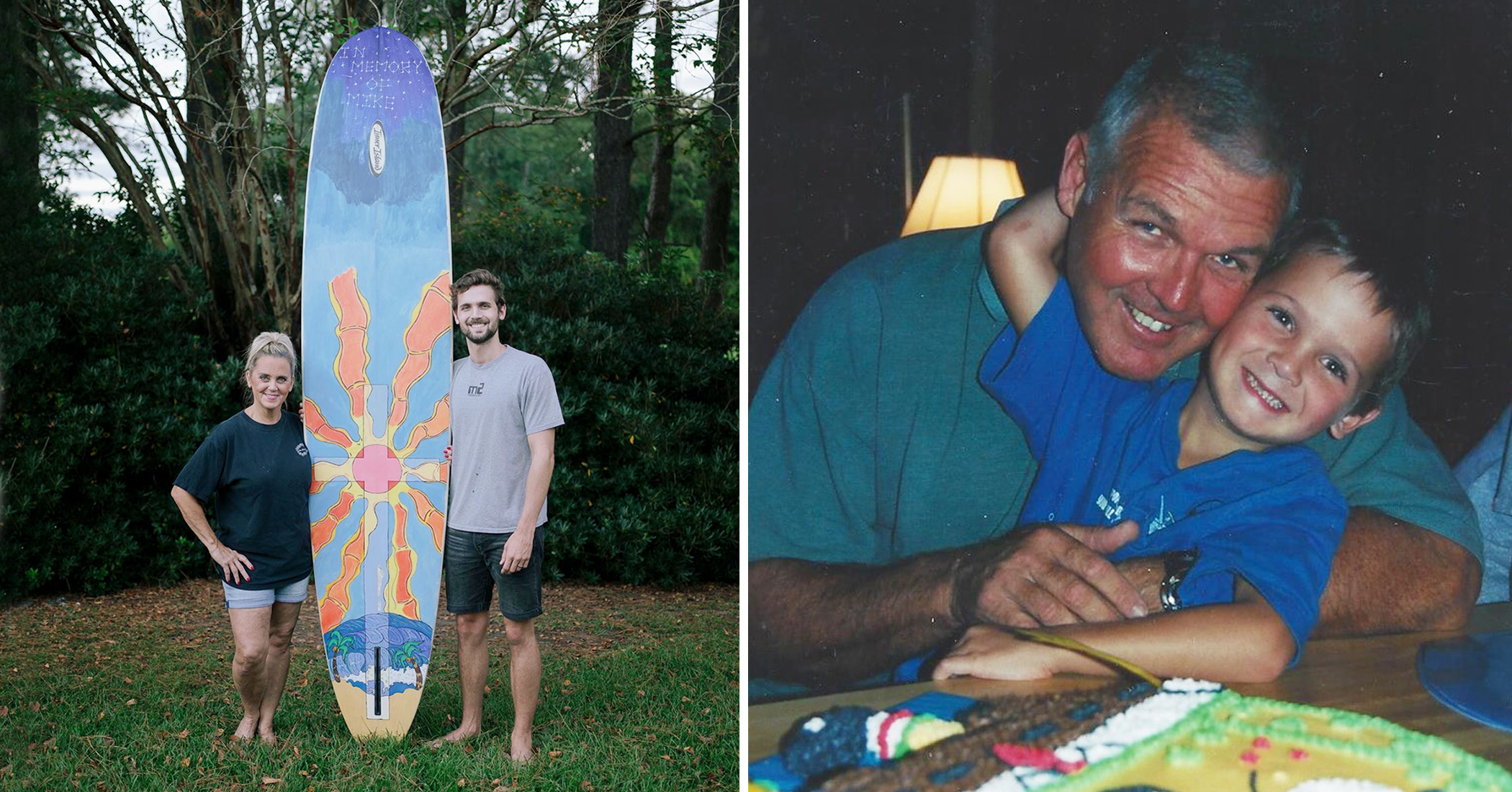 NextImg:Son tracks down late dad's lost surfboard, reconnecting with people who loved him most