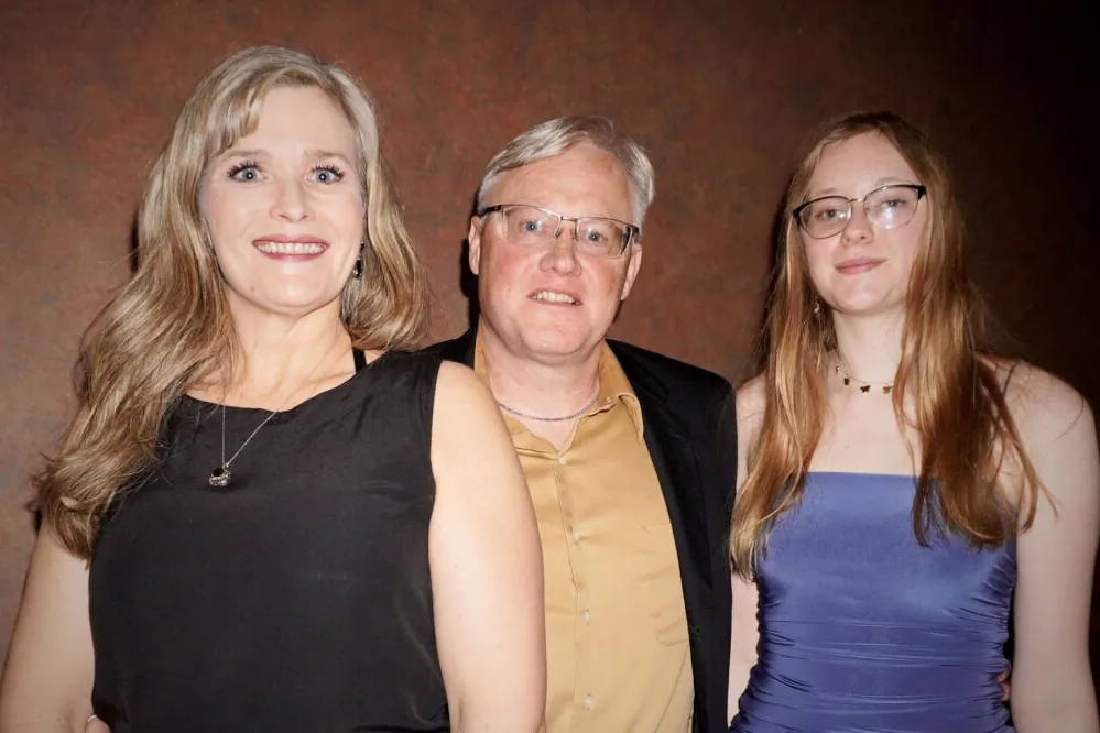 The Lumleys enjoyed Shen Yun at the Orpheum Theatre, in Minneapolis, on Feb. 24, 2023. (Sherry Dong/The Epoch Times)