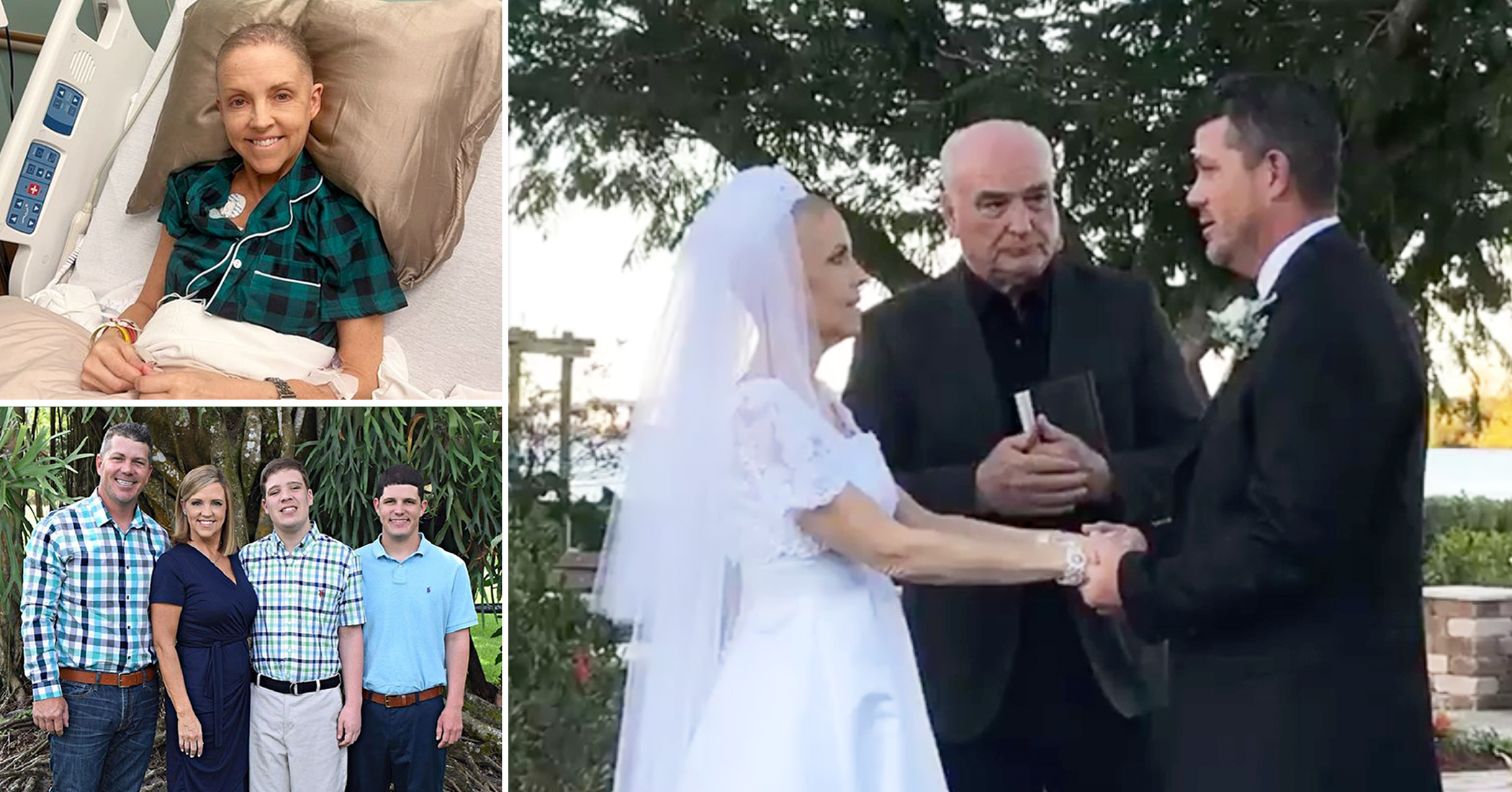 NextImg:Couple renews wedding vows ahead of 25th anniversary as woman battles a rare stage 4 cancer