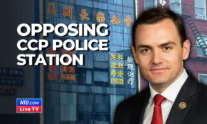 Rep. Mike Gallagher Leads Rally Against CCP ‘Police Station’ in New York City’s Chinatown