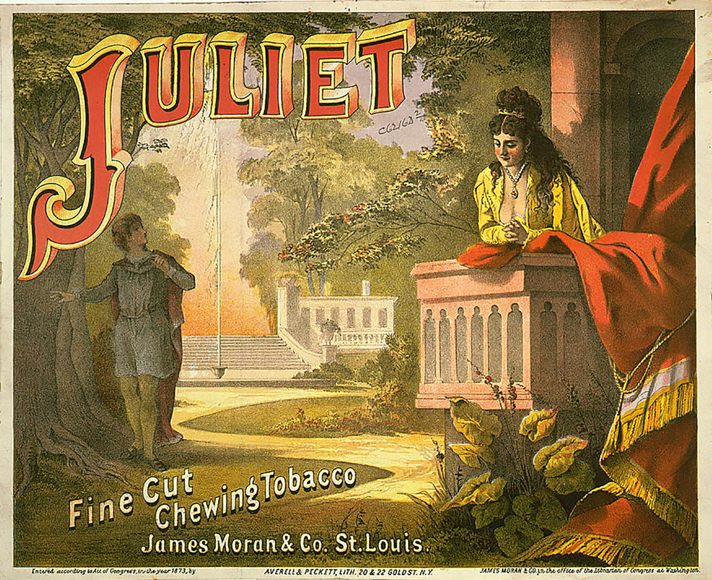 Juliet fine cut chewing tobacco, shakespeare