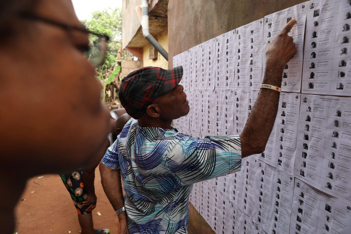 NextImg:Nigerians Vote for New President, Braving Long Delays in Hope of Bringing Change
