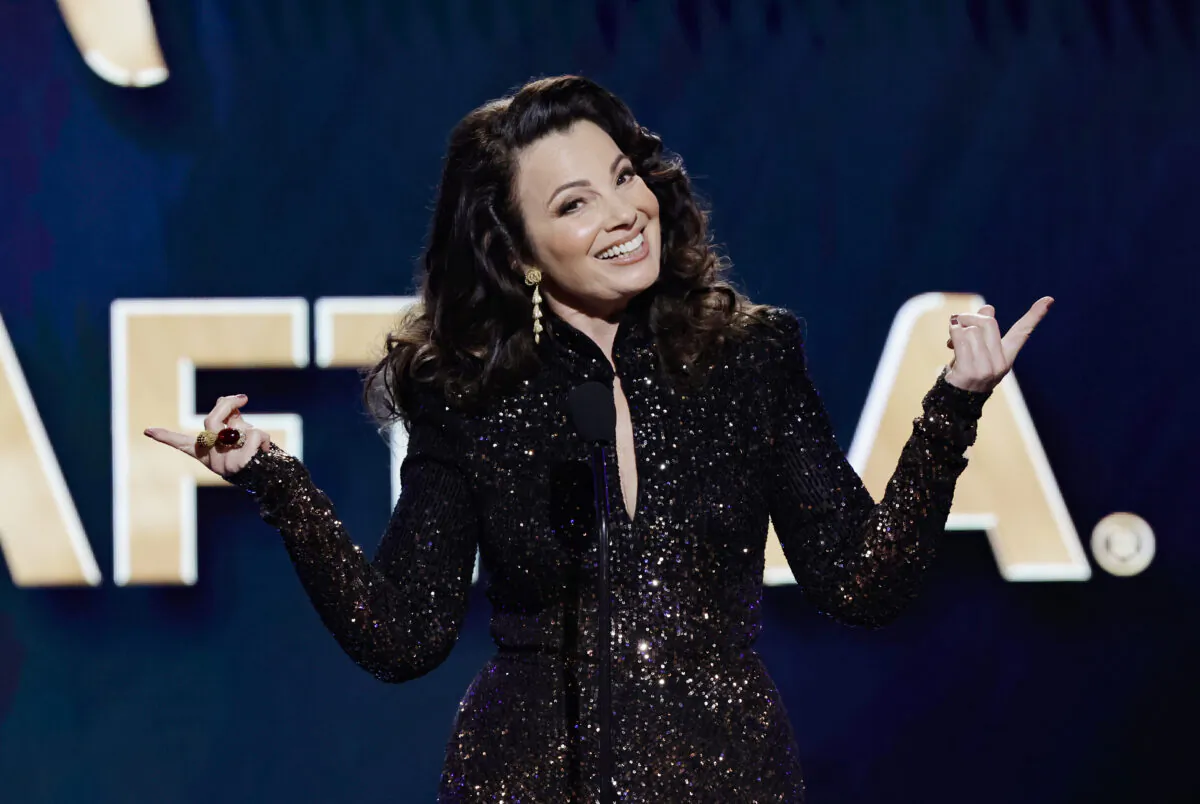SAG-AFTRA President Fran Drescher speaks onstage during the 29th Annual Screen Actors Guild Awards at Fairmont Century Plaza in Los Angeles, Calif., on Feb. 26, 2023. (Kevin Winter/Getty Images)